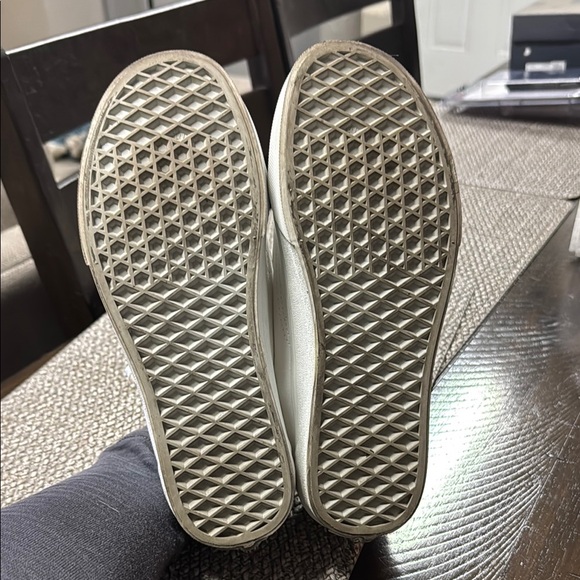 White Old Skool Vans - Picture 5 of 6